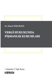 Vergi Hukukunda Pişmanlık Kurumları - On İki Levha Yayınları