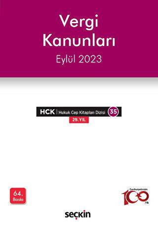 Vergi Kanunları - Eylül 2023 - 1