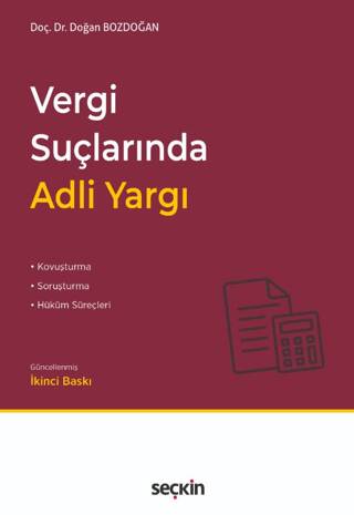 Vergi Suçlarında Adli Yargı - 1