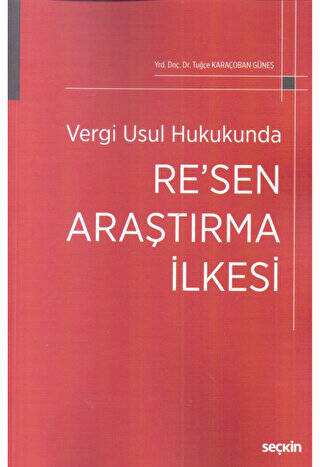 Vergi Usul Hukukunda Re`sen Araştırma İlkesi - 1