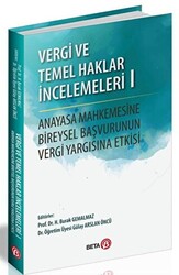 Vergi ve Temel Haklar İncelemeleri 1 - 1