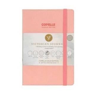 Victorias Journals Copelle Gold Bujo Defter 14X20 Cm 57 Gr. Krem 152 Yp. Pembe Noktalı - 1