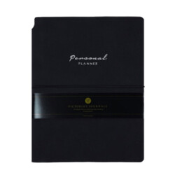 Victorias Journals Kuka Defter A5 Çizgili Siyah - 1