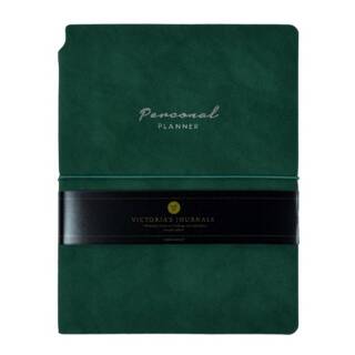 Victorias Journals Kuka Defter A5 Çizgili Yeşil - 1