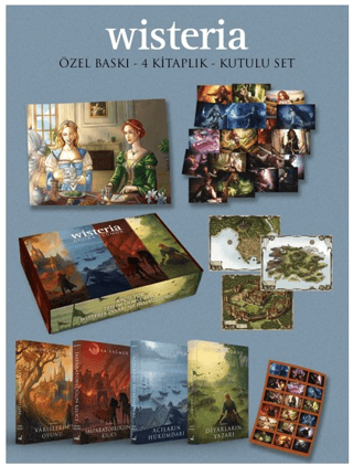 Wisteria Serisi Özel Kapak 4 Kitap Hediyeli Kutu - 1