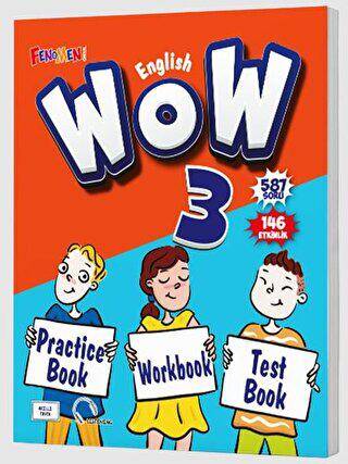 WOW English 3 Practice Book + Workbook + Test Book - 1