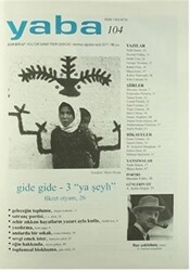 Yaba Edebiyat Dergisi Sayı: 104 Temmuz-Ağustos-Eylül 2017 - 1