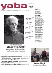 Yaba Edebiyat Dergisi Sayı: 105 Ekim-Kasım-Aralık 2017 - 1