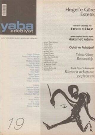 Yaba Edebiyat Dergisi Sayı: 19 - 1