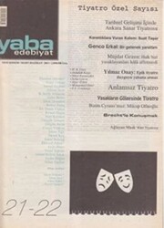 Yaba Edebiyat Dergisi Sayı: 21-22 - 1