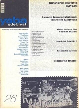 Yaba Edebiyat Dergisi Sayı: 26 - 1