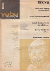 Yaba Edebiyat Dergisi Sayı: 28 - 1
