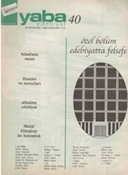 Yaba Edebiyat Dergisi Sayı: 40 - 1