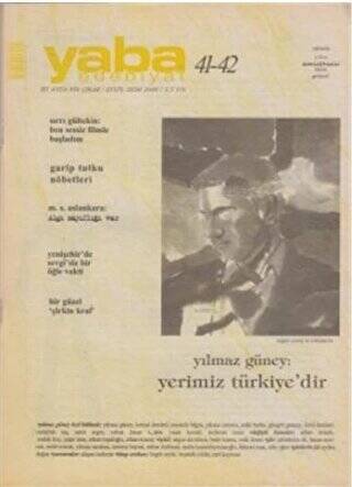 Yaba Edebiyat Dergisi Sayı: 41-42 - 1