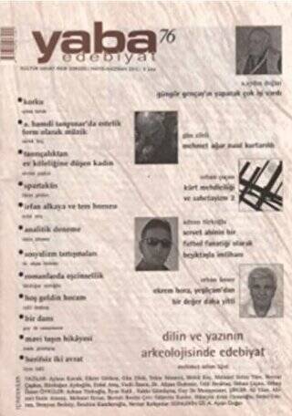 Yaba Edebiyat Dergisi Sayı: 76 - 1