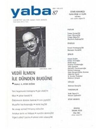 Yaba Edebiyat Dergisi Sayı: 86 - 1