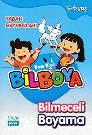 Yaban Hayvanları - Doya Doya Bil Boya Bilmeceli Boyama 5-6 Yaş - 1
