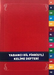 Yabancı Dil Fihristli Kelime Defteri - 1