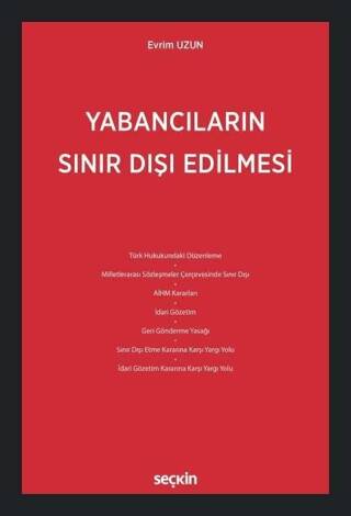 Yabancıların Sınır Dışı Edilmesi - 1