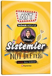 Yağmur Hoca ile AYT Biyosentez Sistemler Not Defteri Tamamı El Yazılı KR Akademi - 1