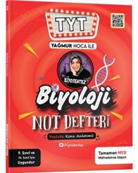 Yağmur Hoca ile TYT Biyosentez Biyoloji Not Defteri Tamamı El Yazılı - 1