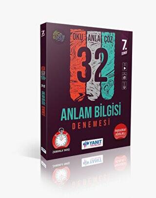 Yanıt 7. Sınıf Anlam Bilgisi 32 Deneme - 1