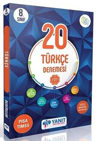 Yanıt 8. Sınıf Çözümlü 20 Türkçe Branş Denemesi - 1