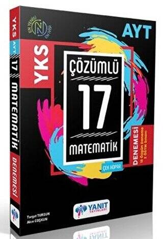 Yanıt AYT Çözümlü 17 Matematik Branş Deneme - 1