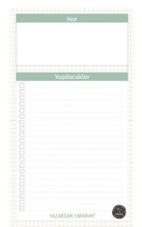 Yapılacaklar Bloknot - Minimal Desenli - 1