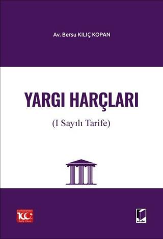 Yargı Harçları 1 sayılı Tarife - 1