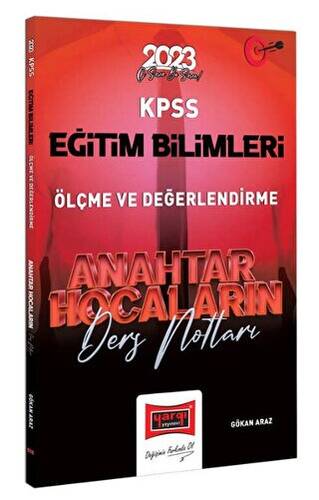 Yargı Yayınları 2023 KPSS Eğitim Bilimleri Anahtar Hocaların Ölçme ve Değerlendirme Ders Notları - 1