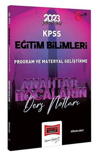 Yargı Yayınları 2023 KPSS Eğitim Bilimleri Anahtar Hocaların Program Geliştirme Ders Notları - 1