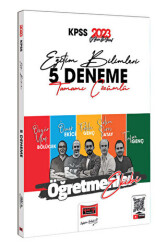 Yargı Yayınları 2023 KPSS Eğitim Bilimleri Öğretmenler Ekibi Tamamı Çözümlü 5 Fasikül Deneme - Yargı Yayınevi