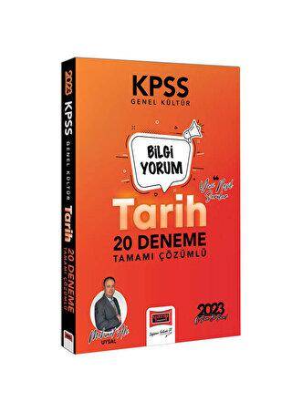 Yargı Yayınları 2023 KPSS Genel Kültür Tarih Bilgi Yorum Tamamı Çözümlü 20 Deneme - 1