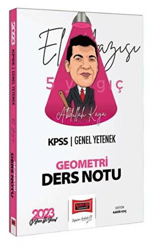 Yargı Yayınları 2023 KPSS Genel Yetenek Son Düzlük El Yazısı İle Geometri Ders Notu - 1