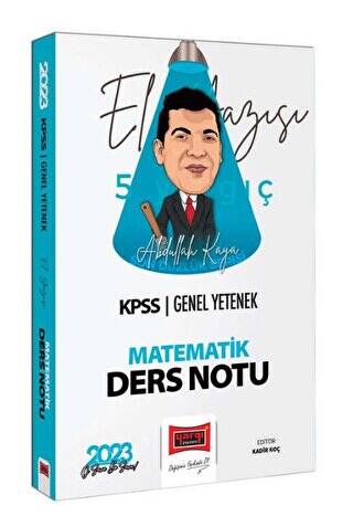 Yargı Yayınları 2023 KPSS Genel Yetenek Son Düzlük El Yazısı İle Matematik Ders Notu - 1