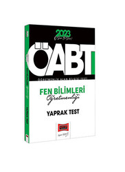 Yargı Yayınları 2023 KPSS ÖABT Fen Bilimleri Öğretmenliği Çek Kopart Yaprak Test - Yargı Yayınevi