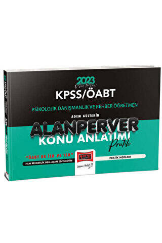 Yargı Yayınları 2023 KPSS ÖABT Psikolojik Danışmanlık ve Rehber ÖğretmenPDR Alanperver Pratik Konu Anlatımı - 1
