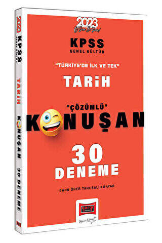 Yargı Yayınları 2023 KPSS Tarih Tamamı Çözümlü Konuşan 30 Deneme - 1
