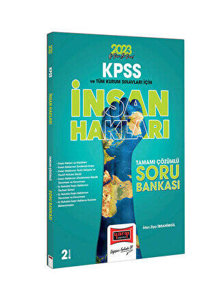 Yargı Yayınları 2023 KPSS ve Tüm Kurum Sınavları İçin İnsan Hakları Tamamı Çözümlü Soru Bankası - 1
