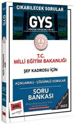 Yargı Yayınları 2023 Milli Eğitim Bakanlığı Şef Kadrosu İçin Açıklamalı Çözümlü Soru Bankası - Yargı Yayınevi
