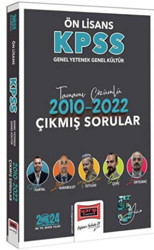 Yargı Yayınları 2024 KPSS GY-GK Ön Lisans Tamamı Çözümlü 2010-2022 Çıkmış Sorular - 1