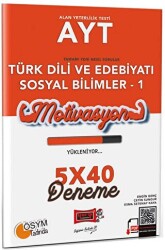 Yargı Yayınları AYT Türk Dili ve Edebiyatı Sosyal Bilimler - 1 5x40 Deneme - 1