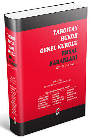 Yargıtay Hukuk Genel Kurulu Emsal Kararları - 1