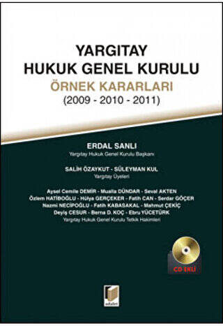 Yargıtay Hukuk Genel Kurulu Örnek Kararları - 1