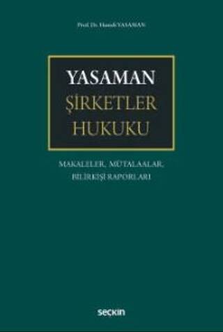 Yasaman Şirketler Hukuku - 1