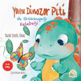 Yavru Dinozor Piti ve Gökkuşağı Kelebeği - 1