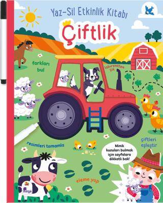 Yaz-Sil Etkinlik Kitabı – Çiftlik Kalemli - 1