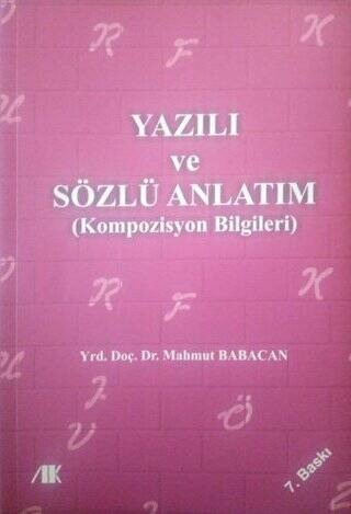 Yazılı ve Sözlü Anlatım - 1