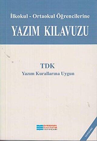 Yazım Kılavuzu - İlköğretim Öğrencileri İçin - 1